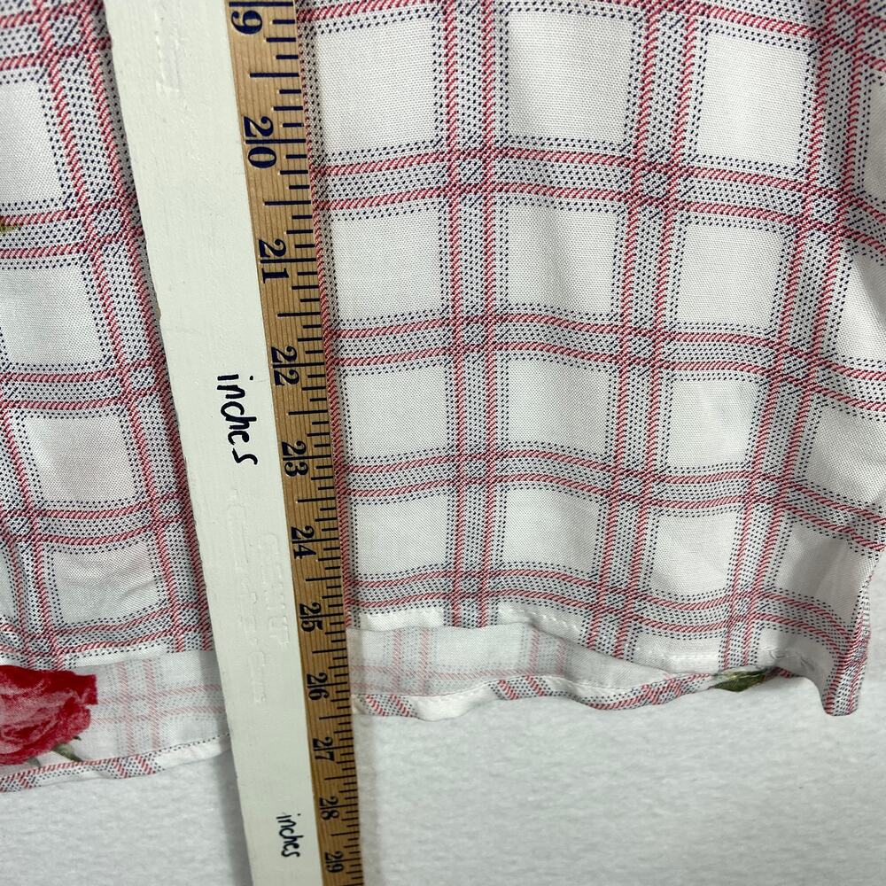White Birch Floral Top Size Large - Picture 9 of 9